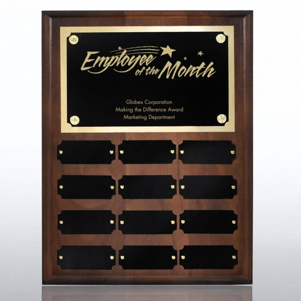 Perpetual Plaque - Walnut