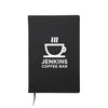 Add Your Logo:  Side Stitch Leatherette Jotter