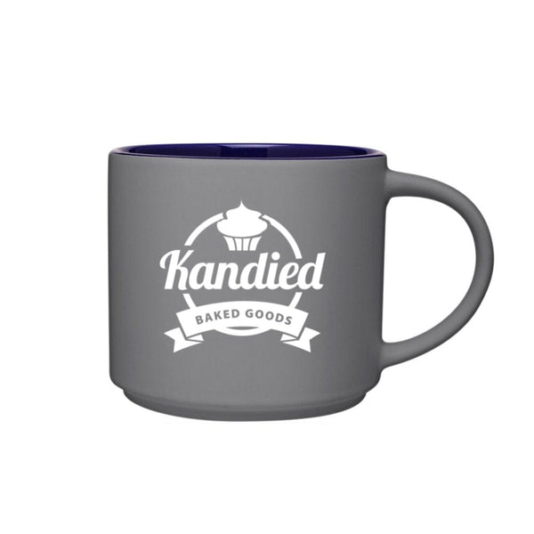 Add Your Logo: Two Tone Tango Mug - Grey