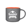 Add Your Logo: Two Tone Tango Mug - Grey