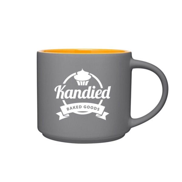 Add Your Logo: Two Tone Tango Mug - Grey