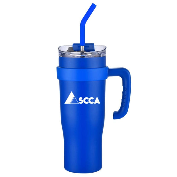 Add Your Logo: 40 oz Travel Mug with Removable Handle