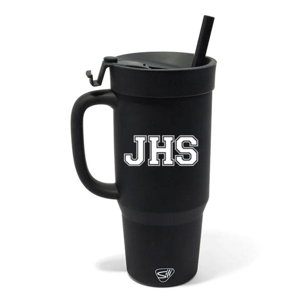 Add Your Logo: Silipint 32 oz Silicone Straw Tumbler with Handle