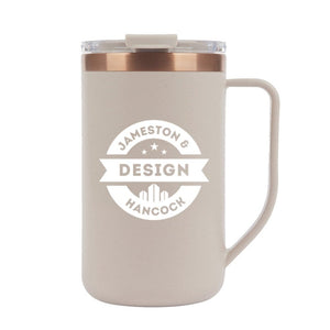 Add Your Logo: 15 oz Eco-Cosmic Coffee Grounds Mug