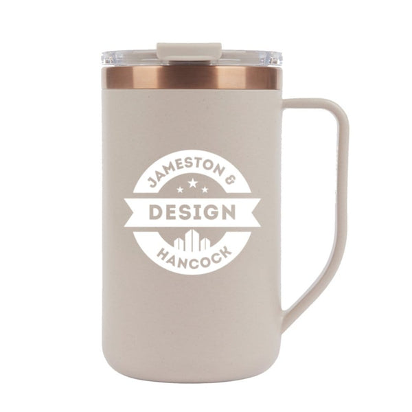 Add Your Logo: 15 oz Eco-Cosmic Coffee Grounds Mug