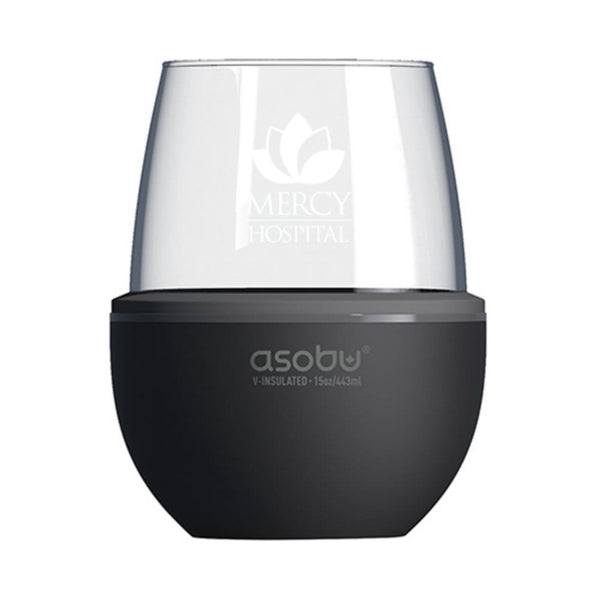 Add Your Logo: ASOBU Insulated Wine Cooler & Glass