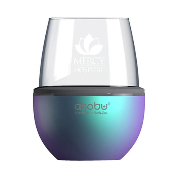 Add Your Logo: ASOBU Insulated Wine Cooler & Glass