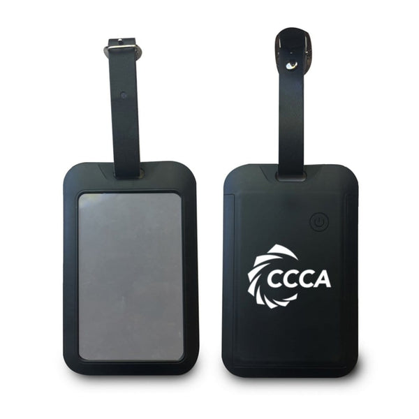 Add Your Logo: Rechargeable Find My Luggage Tag