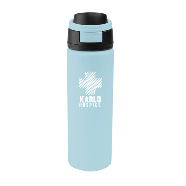 Add Your Logo: Recycled Pop & Sip Water Bottle