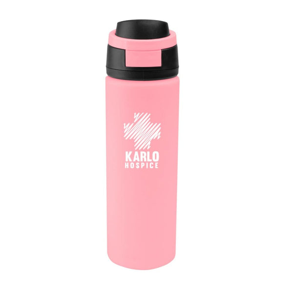 Add Your Logo: Recycled Pop & Sip Water Bottle