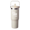 Add Your Logo: 30 oz Traveling Tumbler with Handle