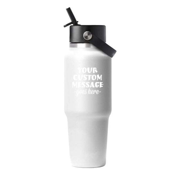 Add Your Logo: Hydro Flask Travel Bottle With Flex Cap 32oz