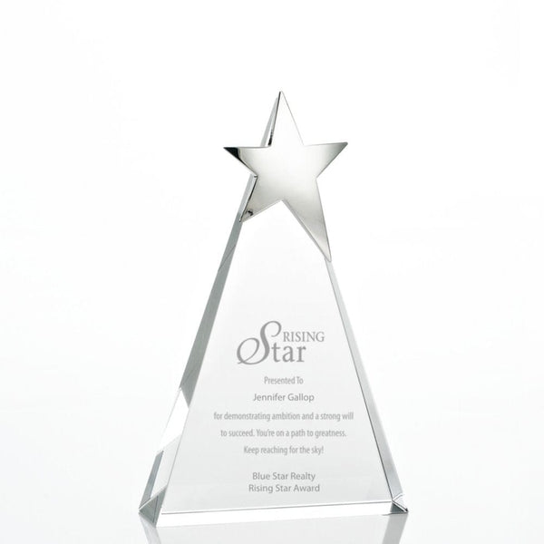 Silver Star Accent Trophy - Tower