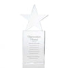 Crystal Trophy - Star - Large