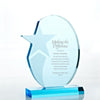 Sky Blue Acrylic Trophy - Shooting Star