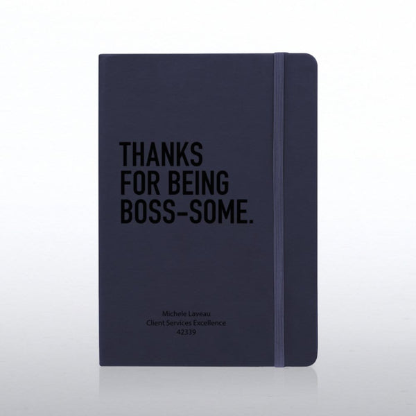 Boss Tuscany  Engraved Journal - Navy