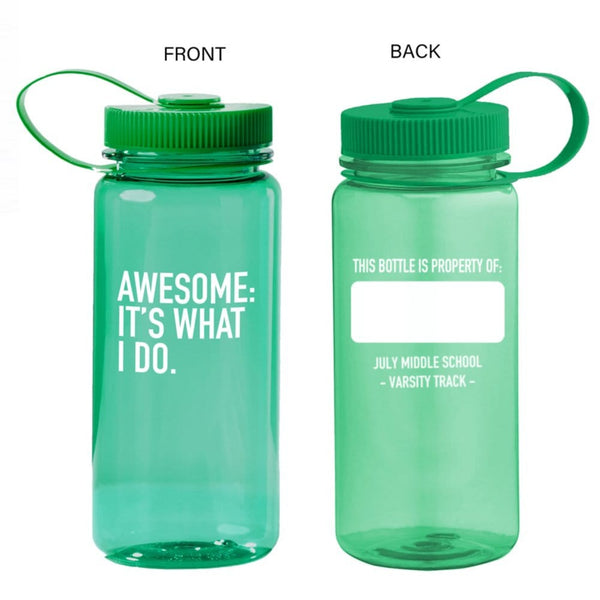 Custom: Value Wide Mouth Wellness Bottle - Awesome It's What I Do