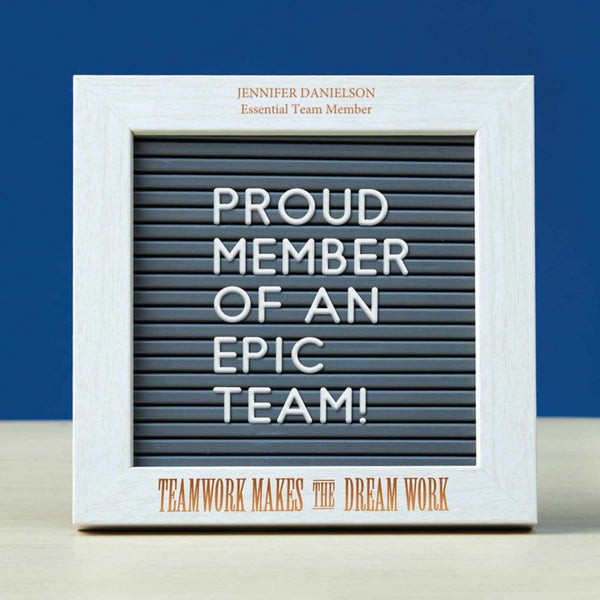 Custom: Inspirational Desktop Letter Board Set - Dream Work