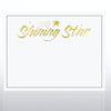 Foil Certificate Paper - Shining Star