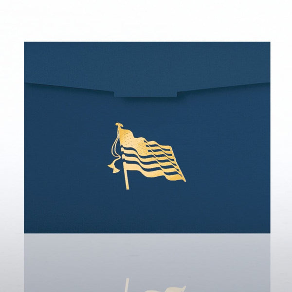 Flag Foil Certificate Folder