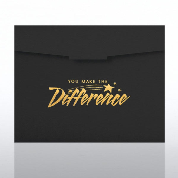 You Make the Difference Certificate Folder