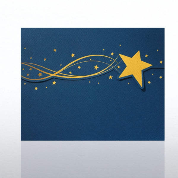 Magic Star Foil Certificate Folder