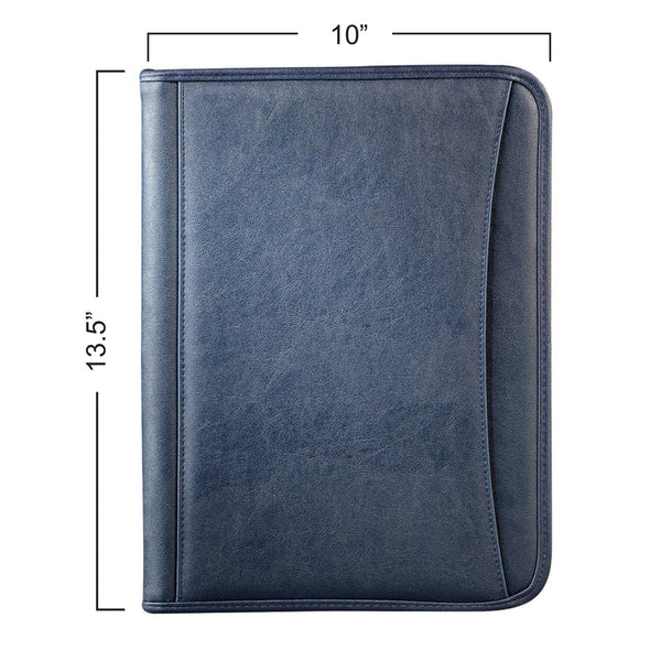 Add Your Logo: Durahyde Zippered Padfolio