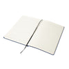 Add Your Logo:  Side Stitch Leatherette Jotter