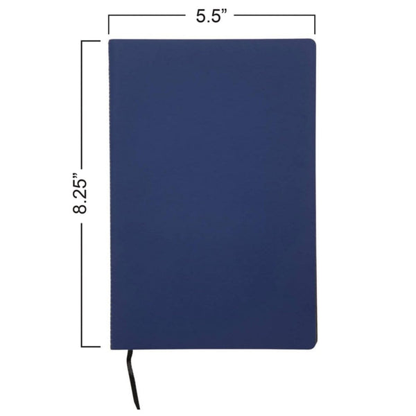 Add Your Logo:  Side Stitch Leatherette Jotter