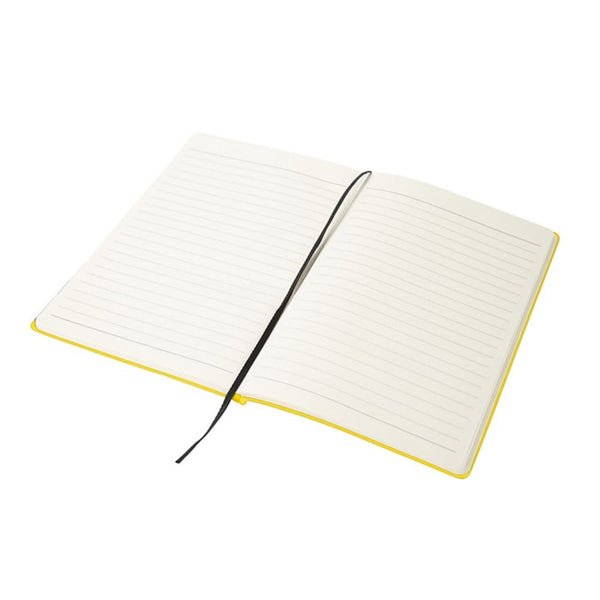 Add Your Logo:  Side Stitch Leatherette Jotter