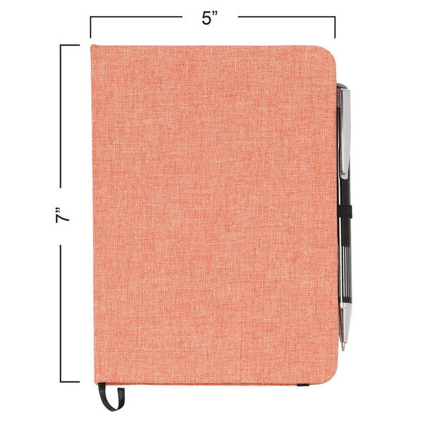 Add Your Logo:  Naturally Heathered Journal