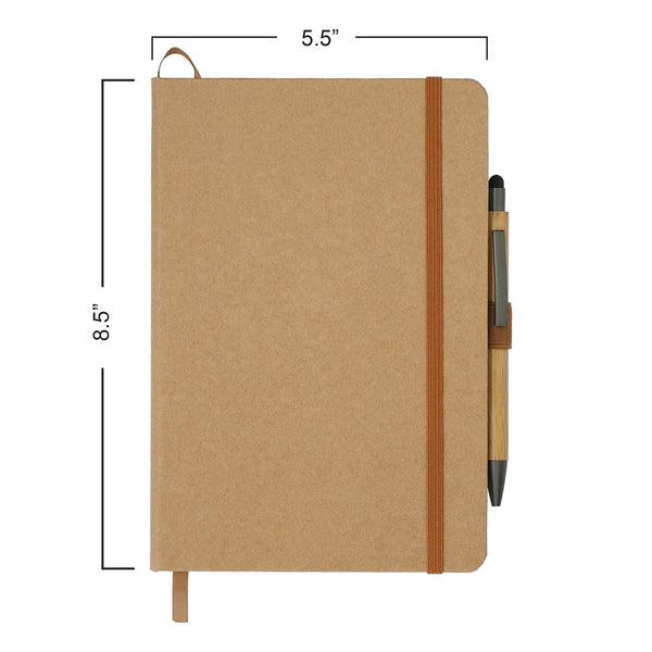 Add Your Logo: Washable Kraft Stone Journal