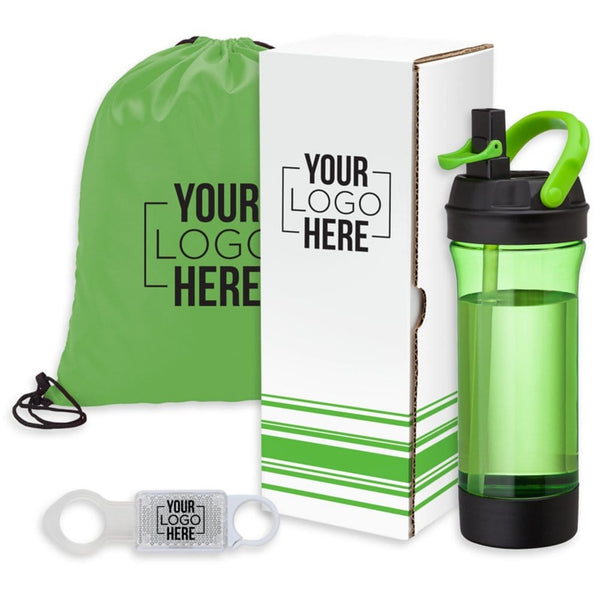 Add Your Logo: 3- Piece Fitness Gift Set