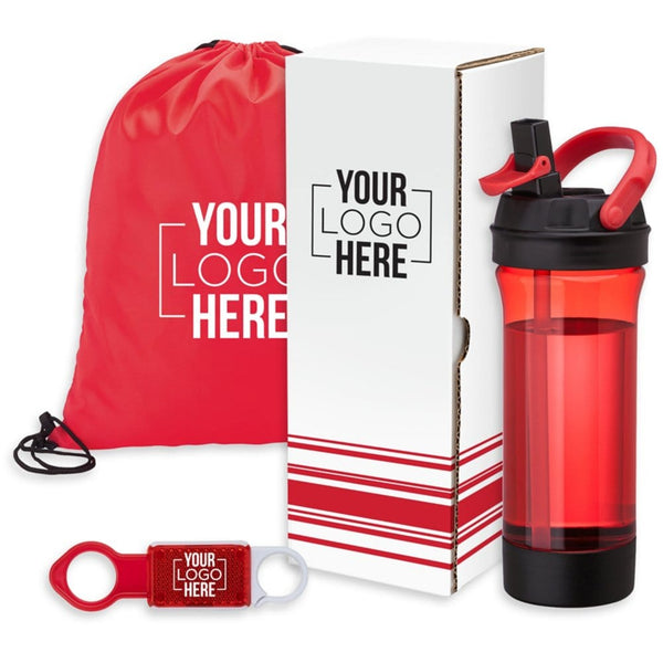 Add Your Logo: 3- Piece Fitness Gift Set