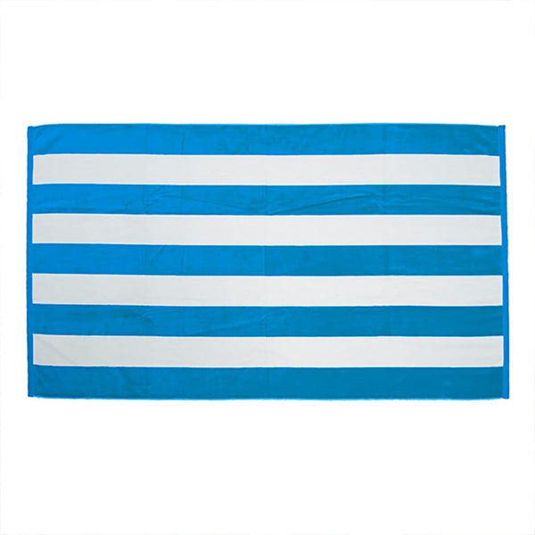 Add Your Logo: Cabana Stripe Beach  Towel