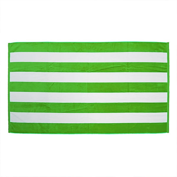 Add Your Logo: Cabana Stripe Beach  Towel