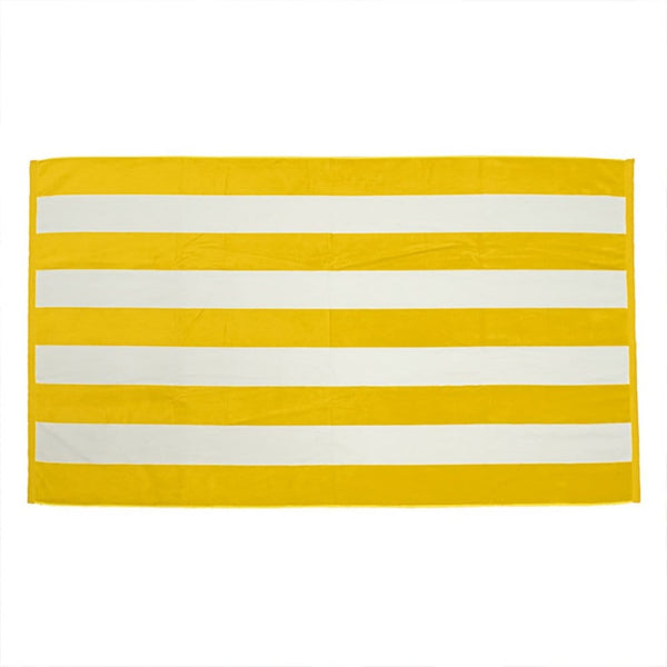 Add Your Logo: Cabana Stripe Beach  Towel