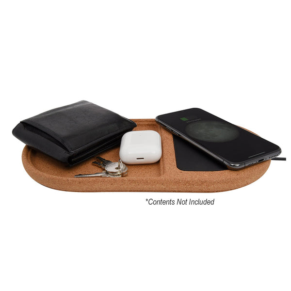 Add Your Logo: Wireless Charging Pad Desktop Organizer