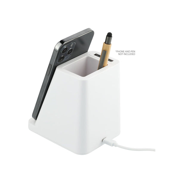 Add Your Logo: Multiuse Charging Pen Holder