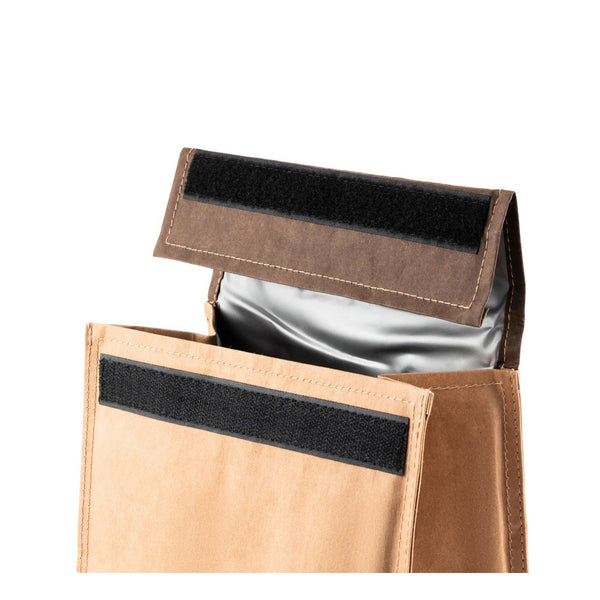 Add Your Logo: Insulated Brown "Paper" Bag