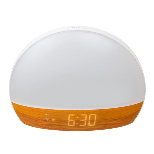 Add Your Logo: Sunrise Simulation Colored Alarm Clock