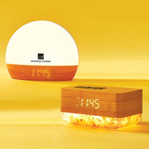 Add Your Logo: Sunrise Simulation Colored Alarm Clock