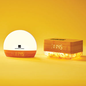 Add Your Logo: Himalayan Salt Sunrise Alarm Clock Charger