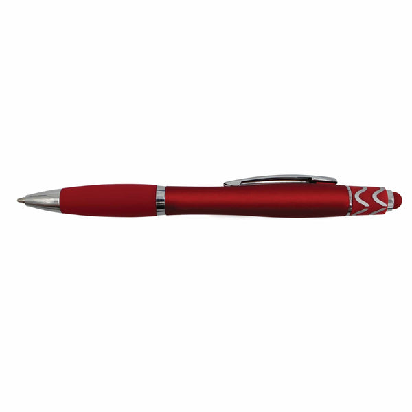 Add Your Logo: Halcyon Silhouette Spin Top Pen with Stylus