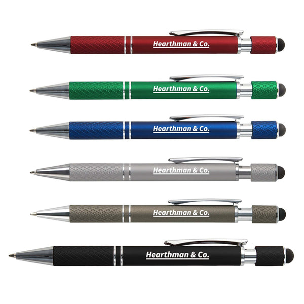 Add Your Logo: Siena Executive Spin Top Stylus Pen