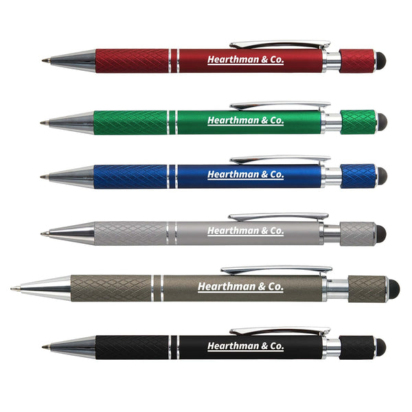 Add Your Logo: Siena Executive Spin Top Stylus Pen