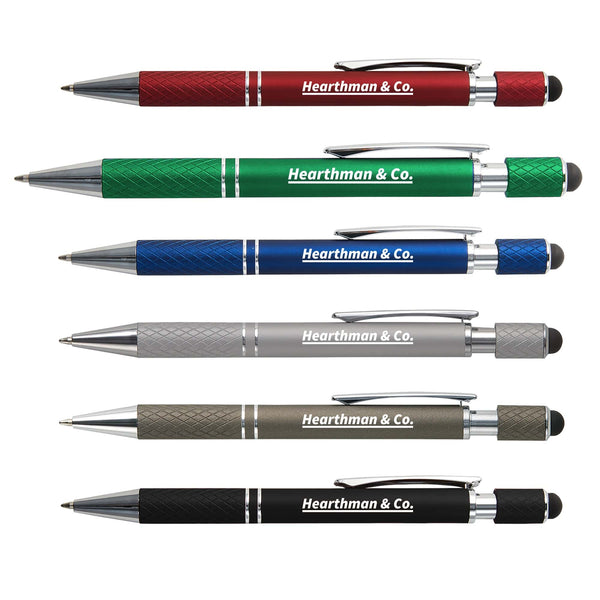 Add Your Logo: Siena Executive Spin Top Stylus Pen