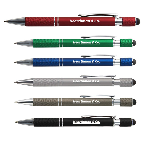 Add Your Logo: Siena Executive Spin Top Stylus Pen