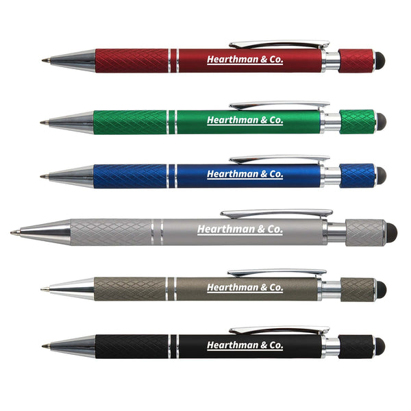 Add Your Logo: Siena Executive Spin Top Stylus Pen