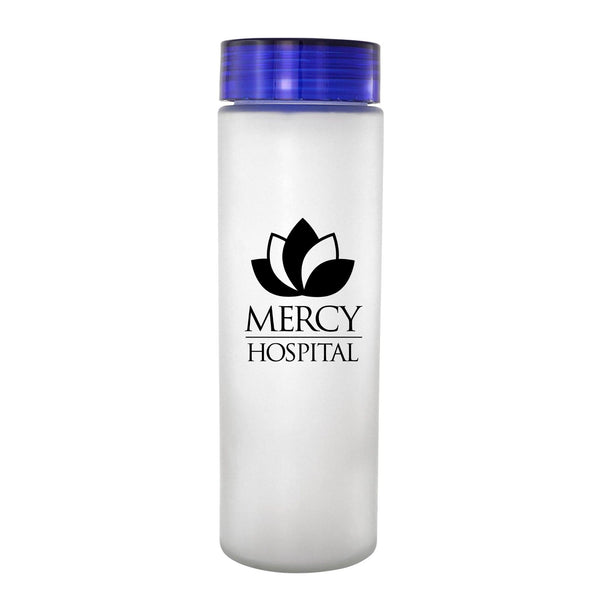 Add Your Logo: 22 oz Frosty Glass Bottle